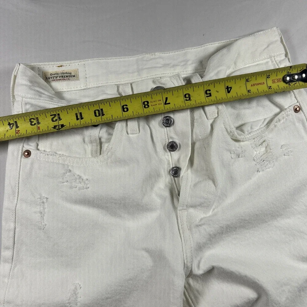 Levi's Premium 501 San Francisco Jeans White Wash 28x27